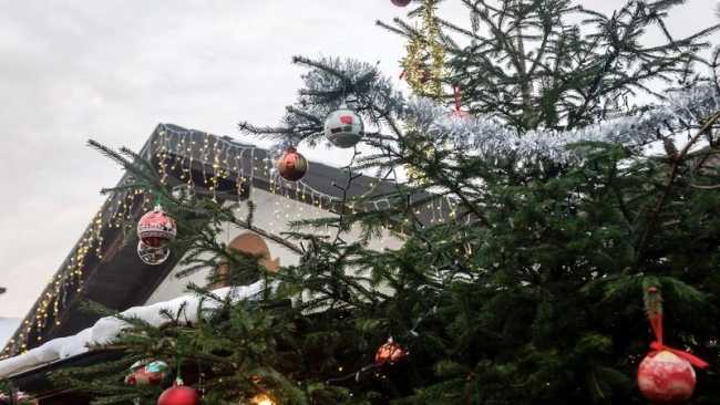 ameno mercatino archivio foto