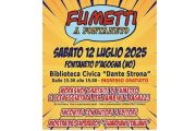 "Fumetti a Fontaneto", appuntamento il 12 luglio con la prima edizione