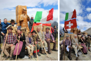 Una statua per ricordare i contrabbandieri: emozione alla Bocchetta di Mezzo