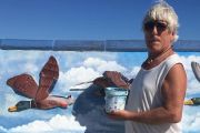 Guido Daniele dona un murale e diverse opere alla Val Bognanco