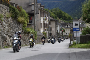 Un centinaio di Biker al 2° Motogiro Valle Anzasca. Foto