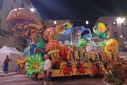 Festa dell'Uva di Borgomanero, successo per la sfilata dei carri in notturna - foto