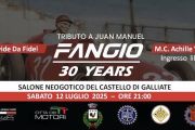 Galliate, serata-tributo per Juan Manuel Fangio