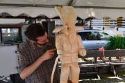 Macugnaga: si consegnano i tronchi agli scultori, al via la fiera di San Bernardo