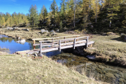 Lavori in corso nei Parchi ossolani: passerelle e ponticelli nei giorni del foliage