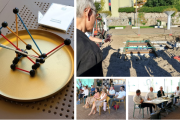 Origami di Pace nel giardino del Forum. Una scultura contro l'incubo nucleare